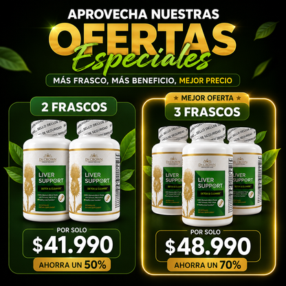 LiverSupport™ -  Cuida el bienestar de tu hígado sin químicos.